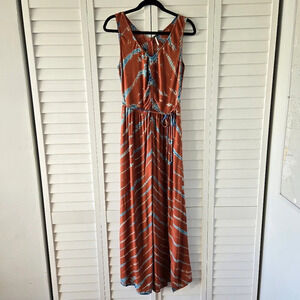 Young Fabulous & Broke Red and White Maxi Dress